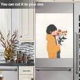 thumbnail image 3 of Yayeee Magnetic Dishwasher Cover for The Front Decoration Home Kitchen Machine Sticker Protector, Cartoon Flowers, 3 of 6