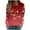 Red, variant on Christmas Sweatshirts for Women Plus Size Long Sleeves Color Tunic Tops Crewneck Hoodless Tunic Tops Casual Sweatshirt