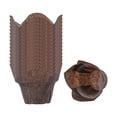 thumbnail image 2 of Panificio 6 oz Daffodil Brown Paper Baking Cup - Greaseproof - 3 1/4" x 3 1/4" x 3" - 200 count box, 2 of 3
