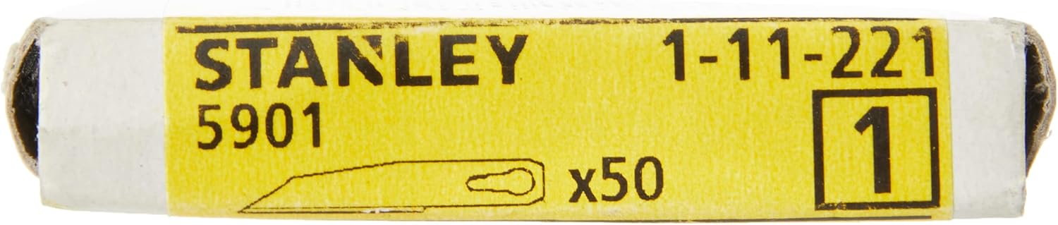 STANLEY - 5901 Straight Knife Blades (Pack 50)