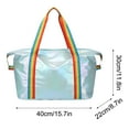 thumbnail image 3 of Xihbxyly Bolsa de Viaje Deportiva, Bolsa de Gimnasio Multifuncional con Compartimento para Artículos Húmedos, Diseño Ligero y Plegable, Ideal para Vacaciones, Playa, Fitness, para Hombres y Mujeres,, 3 of 7