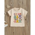 thumbnail image 2 of Bagilaanoe Toddler Baby Girls Birthday T-Shirts Letter Print Short Sleeve Tees 1T 2T 3T 4T 5T 6T 7T Kids Summer Casual Tops Clothes, 2 of 7