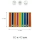thumbnail image 2 of Tapete Multicolor "Welcome" 40x60 cm, 2 of 2