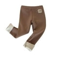 thumbnail image 2 of Bovxnpu Fall Winter Boys Girls Pants, Toddler Girls Leggings Cotton Pants, Children's Teddy Bear With Leggings Outer Pants Warm Pants, 2 of 4