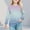 008Light Blue, variant on Girls Long Sleeve Gradient Color Shirts Crew Neck Winter Fall Teen Tops Vintage Clothes Kids Clothes with Pocket