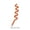 Orange, variant on COM1950s Flexible Straws, Reusable Bendable Drinking Straws for Travel, Party Supplies, Easy To Clean, 8 Count