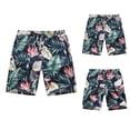 thumbnail image 5 of JAJAHO Mens Hawaiian Sports Shorts Quick Dry Loose Fit Casual Drawstring Tropical Print Summer Beach Shorts Comfy Bottoms, 5 of 6