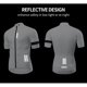 thumbnail image 5 of WOSAWE - Maillot de ciclismo para hombre, manga corta, camisetas para ciclismo de montaña, transpirables, reflectantes, ligeras, ropa deportiva, 5 of 5