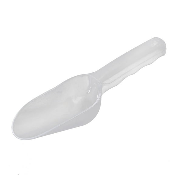Uxcell Kitchen Home Cooking Utensil Plastic Handle Bouncer Food Ice Bar Scoop Spoon Tongs Clear