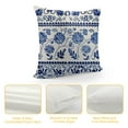 thumbnail image 4 of Nawypu Pillow Covers  Chinoiserie Blue and White Porcelain Flower Throw Pillows Cover Super Soft Cozy Cushion Case Bedroom Home Outdoor Decor for Couch Bed Car, 4 of 5