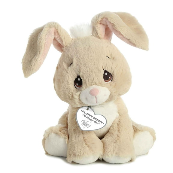 Aurora - Small Brown Precious Moments - 8.5" Floppy Bunny - Inspirational Stuffed Animal