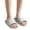 Gray, variant on Acupressure Massage Slippers for Men Non-Slip Soft Bottom Reflexology Acupressure Slippers Open Toe Shower Bedroom House Slippers Indoor Outdoor 10 wide