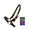 MultiColor, variant on Suckling Halter, Royal Blue - 100-200 lbs