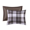 thumbnail image 3 of Ensemble Mini Couette en Microfibre Imprimée Polyester Madison Park Essentials Marron, 3 of 10