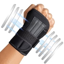 AlphaGeek Carpal Tunnel Wrist Brace, Night Wrist Support, Lightweight Hand Brace for Sleeping Work, Splint Stabilizer Pain Relief for Sprain Arthritis, Right Hand