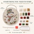 thumbnail image 6 of Christmas Pearl Diamond Painting Suncatcher Kit, DIY Craft | Acrylic Round Board with Lace Edge, 3D Pearl Beads Craft, Festive Window Wall Decor, 6 of 8