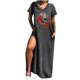 thumbnail image 1 of Vestidos Para Mujer Vestidos Casuales Vestido de Verano Cosplay Calavera Estampado Cuello Redondo Erógeno Bolsillo Manga Corta Vestido Largo Odeerbi ODB148951, 1 of 7