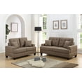thumbnail image 4 of Ucloveria 2pc Sofa Set Coffee Polyfiber Tufted Cushion Couch Loveseat w Pillows, 4 of 9