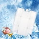 thumbnail image 1 of Packs de hielo reutilizables de 2 para fiambreras y neveras: mochilas congeladoras de larga duración para bolsas de playa, bolsas, picnic y viajes - capacidad de 850 ml, 9x7 pulgadas, blancas, 1 of 6