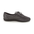 thumbnail image 3 of Easy Spirit Womens Motion Leather Closed Toe Oxfords, Pewter Leather, Size 6.5, 3 of 4