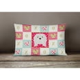 thumbnail image 3 of Carolines Treasures CK5215PW1216 Lhasa Apso Love Canvas Fabric Decorative Pillow, Red, 12H x16W, multicolor, 3 of 3