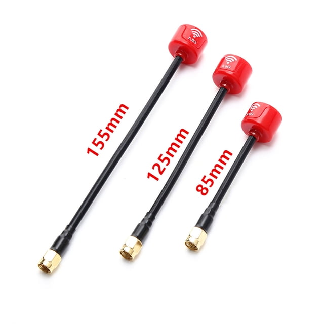 Antena FPV FPV 5.8G 85 mm RP-SMA Para Quadcopeter de Drones de Carreras FPV de LARGO ALCANCE