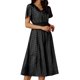 thumbnail image 1 of WILLBEST Vestidos Cortos Para Mujer, Vestido De Verano Para Mujer 2024, Vestido Bohemio Con Vuelo, Elegante Vestido De Manga Corta Con Cinturón, Vestido Maxi Para Vacaciones En La Playa, 1 of 3