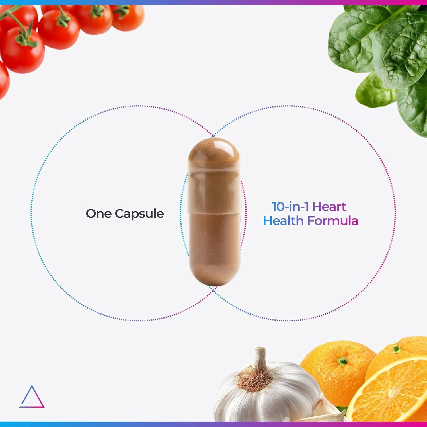 Livingood Daily Cholesterol Support with Garlic, Plant Sterols, CoQ10, Vitamin E & Bergamot for Heart Health, 60 Capsules
