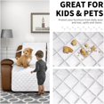 thumbnail image 3 of 2024 Loveseat Recliner Cover  Reversible Couch Cover for Double Recliner  Split Sofa Cover for Each Seat  Furniture Protector with Elastic Straps for Kids  Dogs  Pets(2 Seater  Gray/Light, 3 of 7
