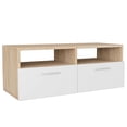 thumbnail image 3 of vidaXL TV Stand TV Console Sideboard TV Unit Media Unit 2 Pcs Engineered Wood, 3 of 5