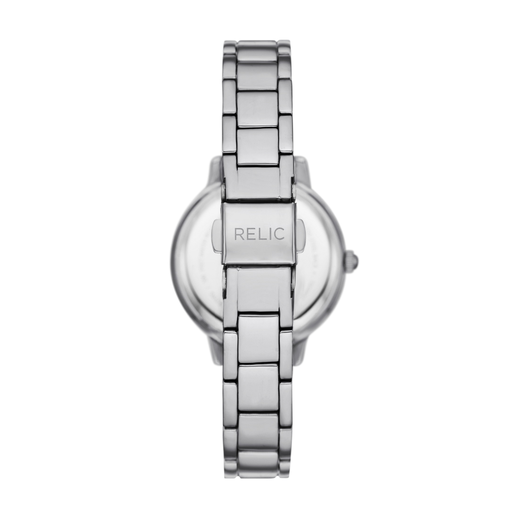 Relic by Fossil Women's Marie Three-Hand, Silver-Tone Alloy Watch