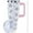 Pig, variant on 40 oz Purple Butterfly Tumbler with Handle and Straw, Travel Mug Water Bottle, Stainless Steel Insulated Cup with Lid and Straw, Birthday Christmas Gifts