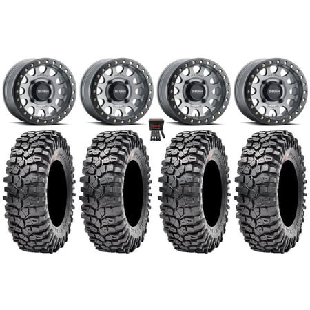Method 401 Bdlk 14 Wheels Titanium 4+3 30 Roxxzilla 396 Tires Polaris RZR XP 1000 / PRO XP / Ranger XP 900/1000 Method 401 Bdlk 14 Wheels Titanium 4+3 30 Roxxzilla 396 Tires Polaris RZR XP 1000 / PRO XP / Ranger XP 900/1000