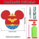 thumbnail image 3 of Posavasos Cristal para Tapete Tazas Con Diamantes Kit Pintura DIY Mickey, 3 of 9