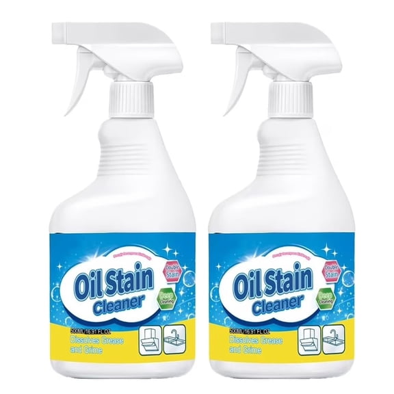 Powerful Heavy-Duty Kitchen Degreaser Spray – Multipurpose Grease Cleaner for Pots, Pans, Countertops & Appliances, Heavy Oil Stain Remover (RL 2 PCS)
