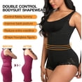 thumbnail image 4 of Fajas para mujer Body de busto abierto con cremallera y control de barriga, 4 of 5