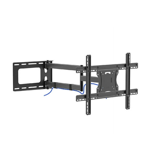 Mount Plus MP-L28-600 Long Arm Full Motion TV Wall Bracket with 29 inch Extension Articulating Arm | Fits Screen Sizes 32 to 70 Inch (29" Extension Dual Stud 32" to 70")