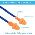 thumbnail image 3 of Bouchons d'Oreilles en Silicone Réducteurs de Bruit Protection Auditive Douce Bouchons d'Oreilles Réutilisables en Caoutchouc pour Dormir Natation Ronflement Sports (100), 3 of 6