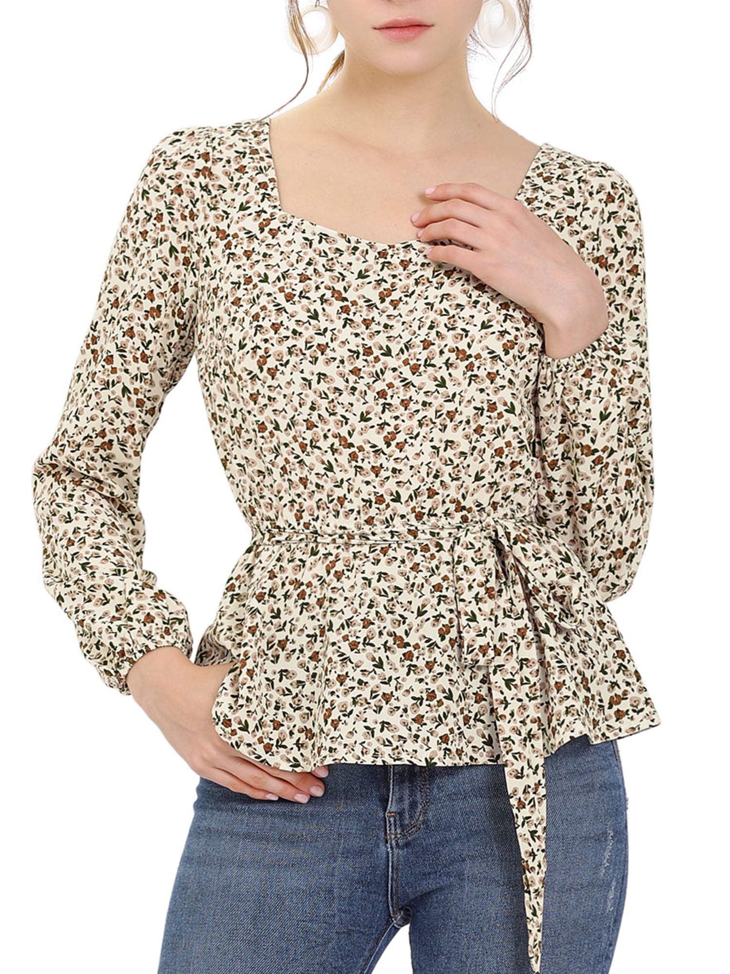 peplum sleeve blouse