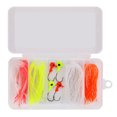 thumbnail image 1 of Señuelos de Pesca de 7,5 cm, falda de paraguas Wobbler de silicona, Kit de aparejos de cebo Buzz (80 uds), 1 of 6