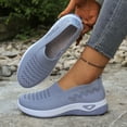 thumbnail image 6 of Women's Summer Mesh Breathable Sneakers Fashion Casual Lace Up Comfort Hollow Out Walking Running Shoes, 6 of 8