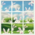 thumbnail image 5 of Matoen Easter Gifts for Kids, 18Pcs Easter Window Stickers Cartoon Bunny Rabbit Window Clings Reusable PVC Decal for Spring Glass Mirror Decor, 5 of 6