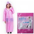 thumbnail image 4 of Soidarity Chubasquero impermeable de emergencia para hombre y mujer, 1 unidad, portátil, reutilizable, refugio para senderismo, acampada al aire libre, Escalada Rosa roja Soidarity HW3933-01B, 4 of 6