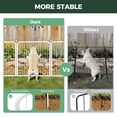 thumbnail image 2 of FXW Garden Fence Outdoor for the Yard – 24in(H) x 91.3ft(L) Heavy Duty Metal Animal Barrier for Dog and Rabbit, Decorative Dog Fence, 48 Panels, White, 2 of 5