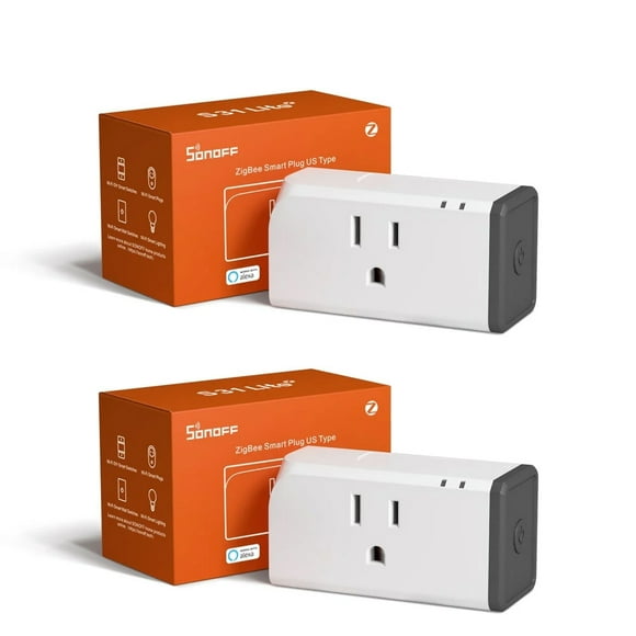 SONOFF S31 Lite Mini Zigbee Smart Plug Works with SmartThings, ETL FCC Listed Smart Outlets,Smart Home 2Packs