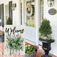thumbnail image 2 of Spring Eucalyptus Mason Jar Garden Flag 12x18 Inch Double Sided Welcome Burlap Small Yard Flag Green Floral Design Perfect for Welcoming Guests in Style, 2 of 6