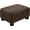 Soft Brown, variant on Small Foot Stool Ottoman Footstool with Legs Under Desk Footrest for Living Room Bedroom and Office, Soft Brown