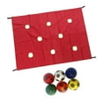 thumbnail image 4 of JWQFBC Hole Tarp Kindergarten Coordination Playing Children Cooperative Play Preschool Red, 4 of 9