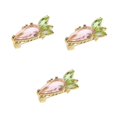 thumbnail image 4 of WORGEOUS 3pcs Unique Carrot Brooch Pin For Women Vintage Alloy Brooch For Clothes Stylish Lapel Pin Shawl Pin For Jackets Backpacks And Shawls, 4 of 8