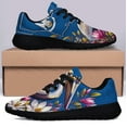 thumbnail image 3 of Louisiana Stte Brown Pelican Bird and Magnolia Flower Shoes Sneakers Black Size 5, 3 of 7